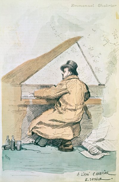 Emmanuel Chabrier, omslagillustratie van 
